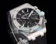 Swiss Replica Audemars Piguet Royal Oak Black Chronograph Ladies 37MM Watch (2)_th.jpg